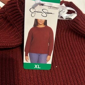 Jessica Simpson Knitted Crewneck Sweater size XL NWT